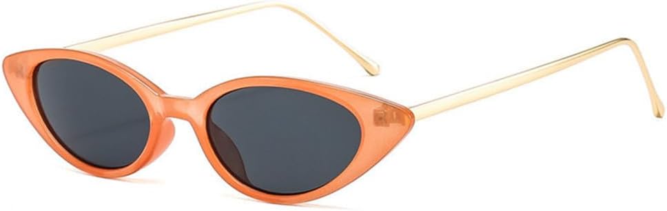 

Винтажные маленькие солнцезащитные очки «кошачий глаз» для женщин, ретро-солнцезащитные очки с металлическими дужками, очки для мужчин с защитой от ультрафиолета UV400 LANGSER, C5