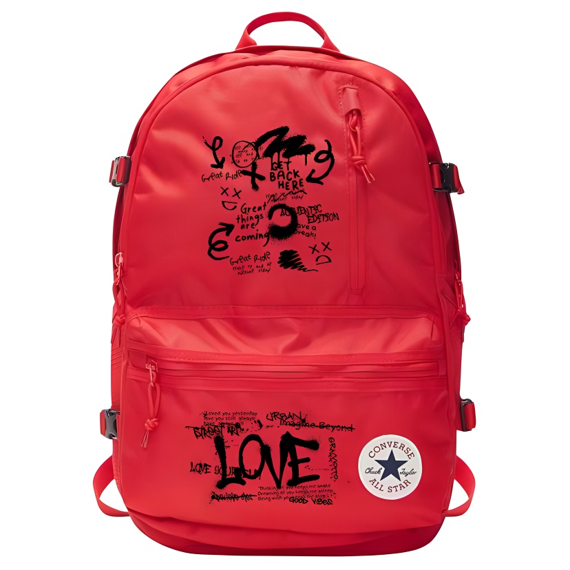 

Converse Полиэстеровый рюкзак унисекс красный, Red