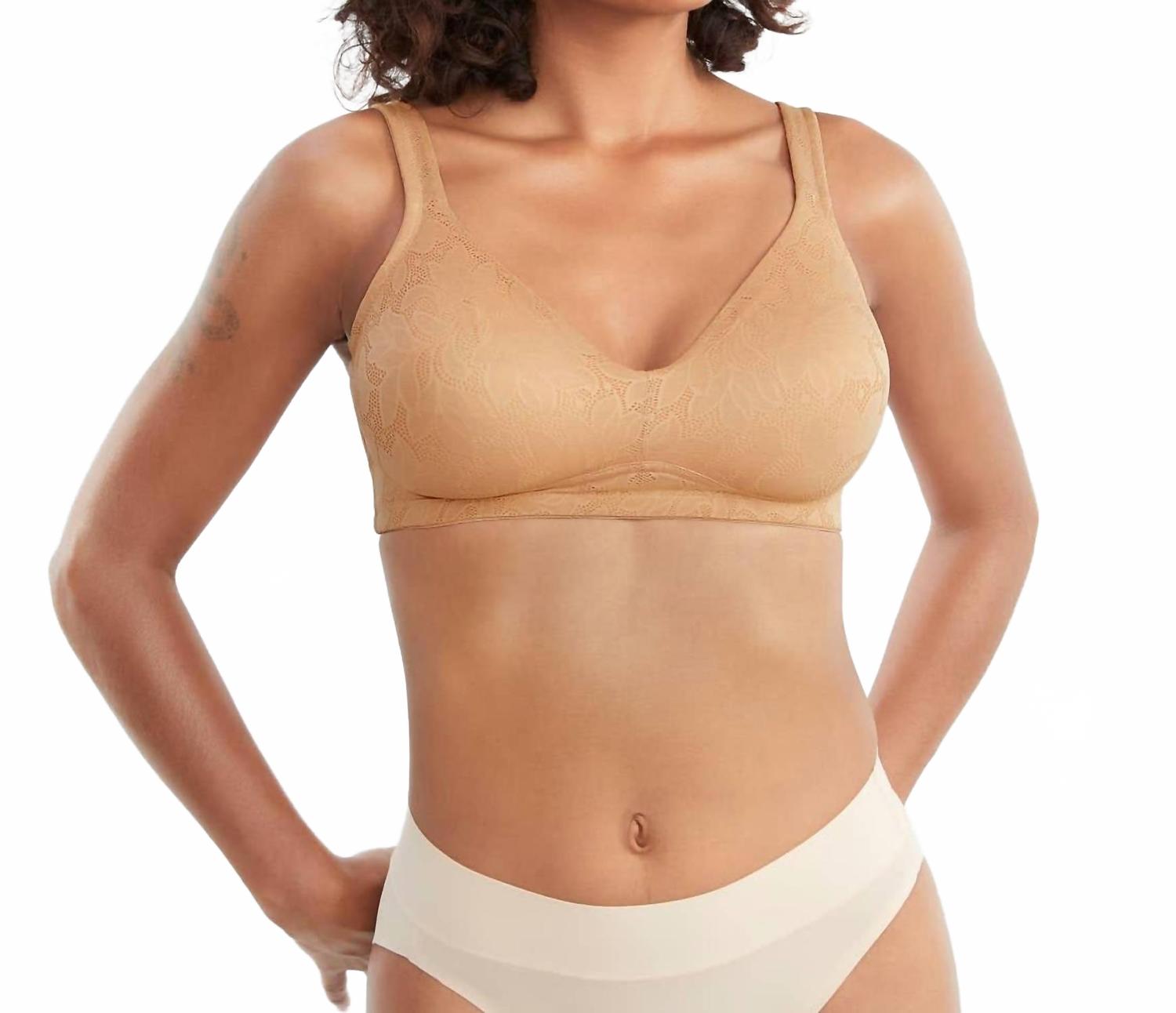 

Dominique Бюстгальтер-минимизатор Jolie Jacquard без косточек, цвет мокко