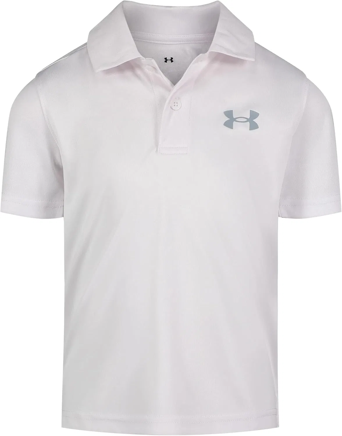 Гольф для мальчиков, легкий стрейч, Under Armour, белый