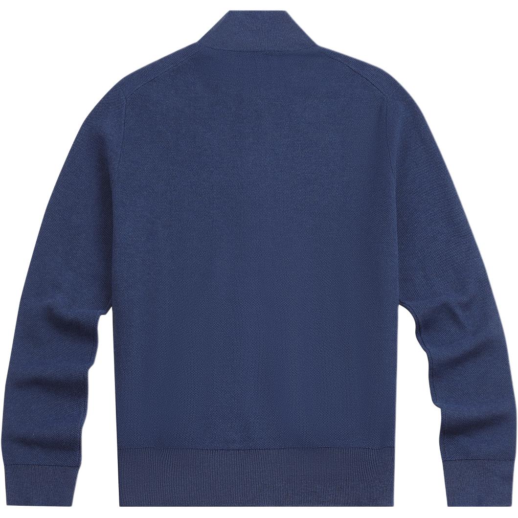 Вязаный свитер мужской Polo Ralph Lauren, темно-синий — фото 2