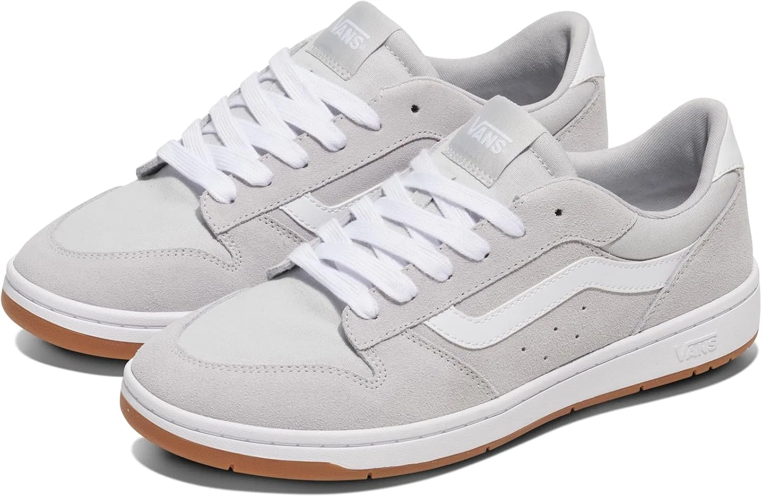 Мужские кроссовки Vans Ryland LS, 7Vf Suede Canvas Grey Lunar Skirt — фото 2