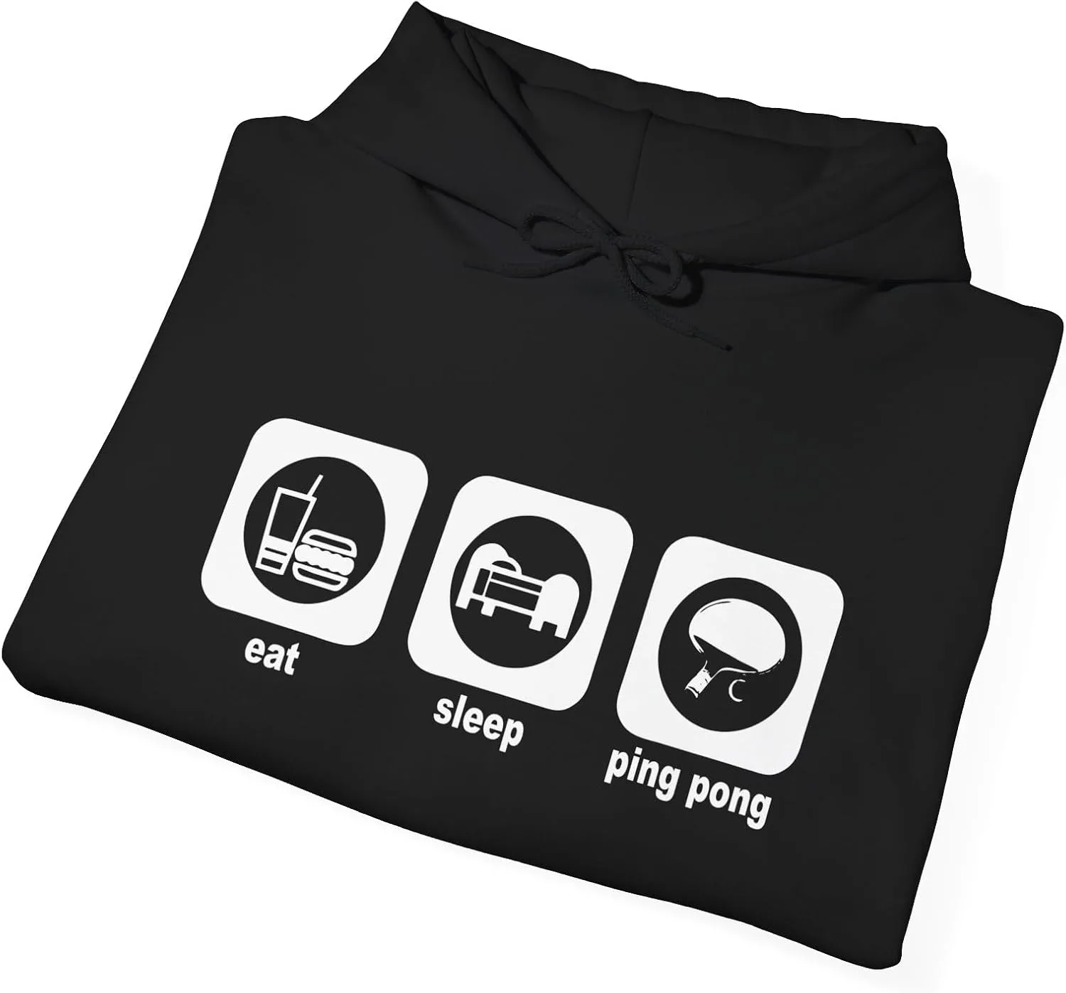 Толстовка Eat Sleep Ping Pong Unisex Heavy Blend — фото 4
