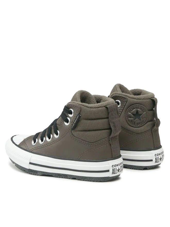Converse Кеды Chuck Taylor All Star Berkshire Boot A04812C, бежевые, из парусины — фото 4