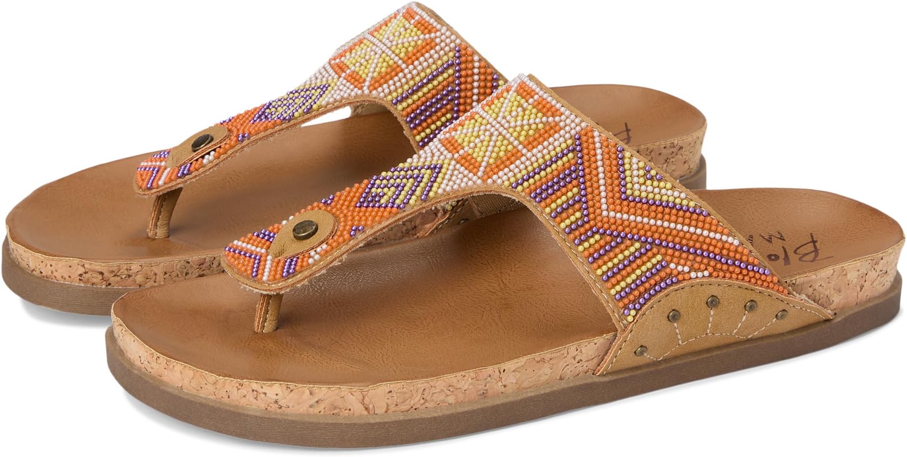 Сандалии Blowfish Malibu Lyric, цвет Tan Beaded Faux Nubuck