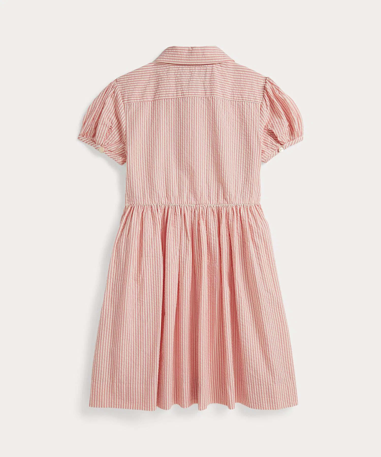Детское платье POLO RALPH LAUREN CHILDRENSWEAR в полоску из сирсакера — фото 2