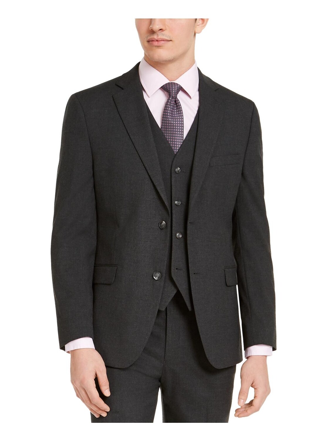 

Мужской костюм Slim Fit, отдельный пиджак Alfani, цвет Charcoal