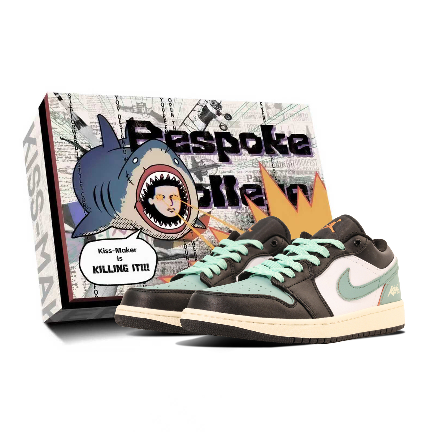 

Jordan Кроссовки Air 1 Waterproof Thermal Coverage Low top Vintage Basketball Shoes Unisex Green