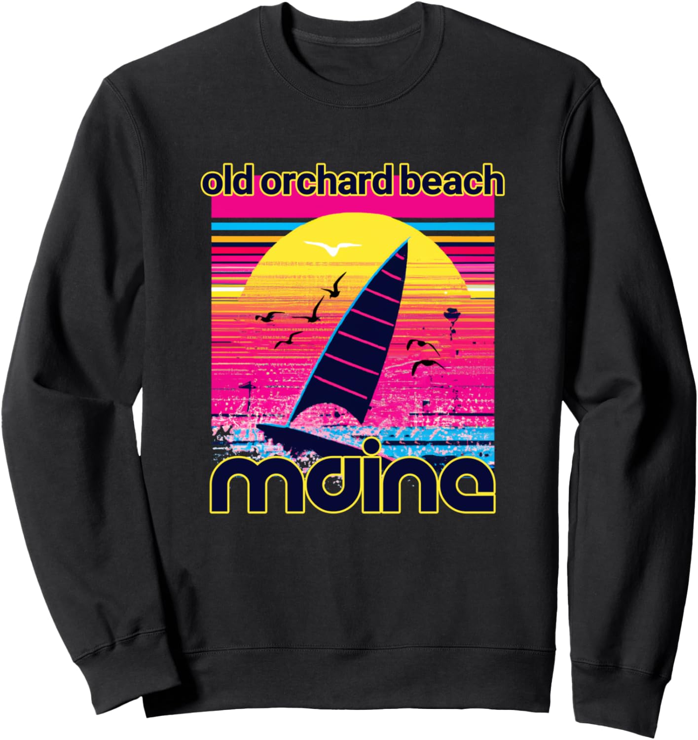 

Пляжная толстовка в стиле ретро 80-х от Old Orchard Beach Old Orchard Beach Retro Beach Accessories, черный