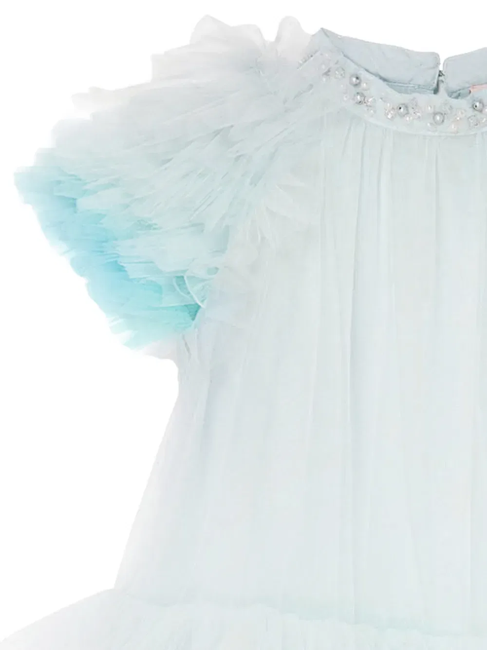 Платье Bebe Abu Dhabi с вышивкой и оборками Tutu Du Monde, синий — фото 3