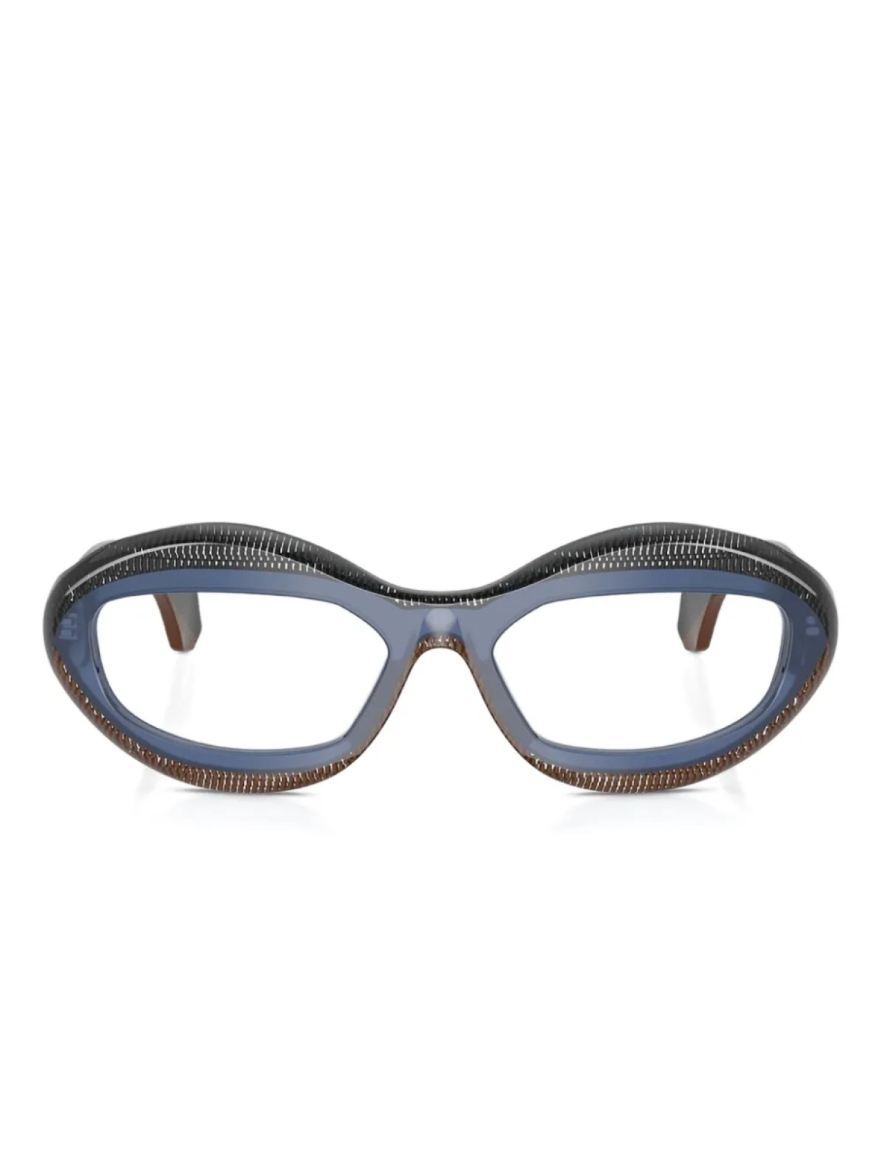 

Оправы Alain Mikli A03539 Point Black / Blue / Point Brown, синий