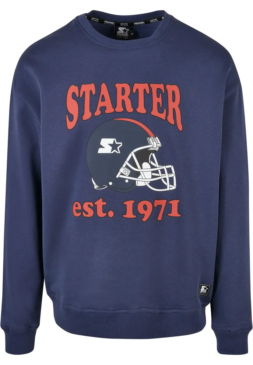 

Свитер с круглым вырезом Starter Black Label " Starter Black Label Men's Starter Football Crewneck", синий