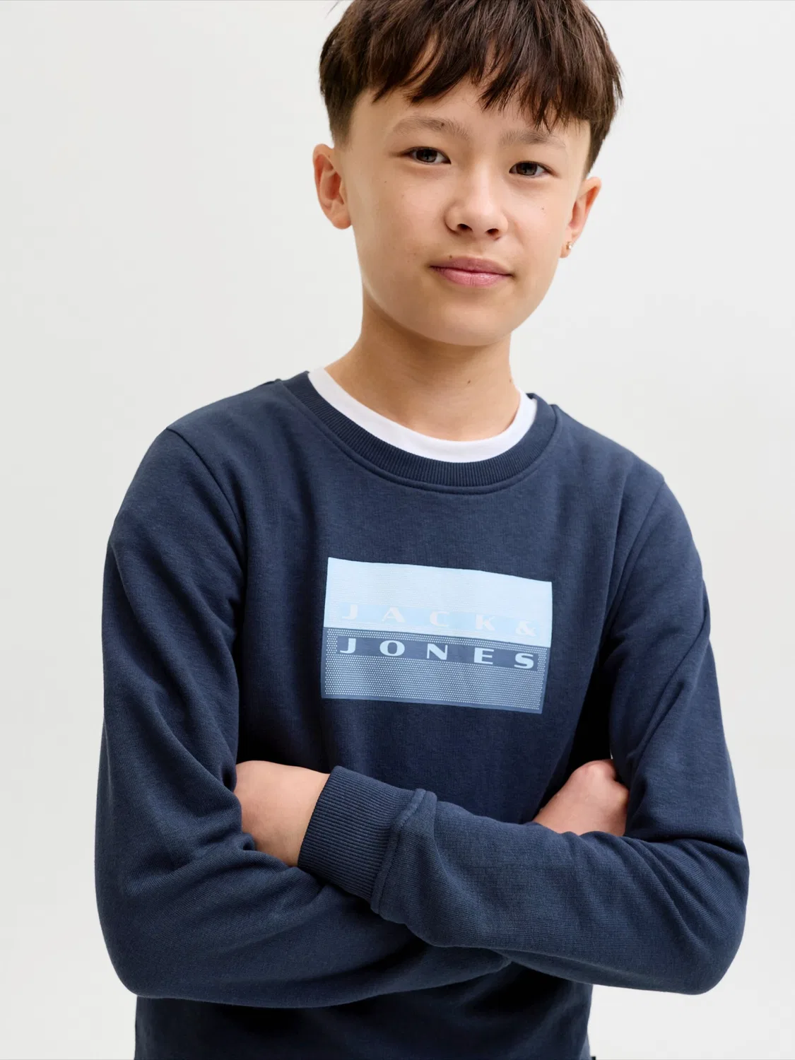 Толстовка 'JCOFUSION' Jack & Jones Junior, Sapphire/Light Blue/Dark Blue — фото 4
