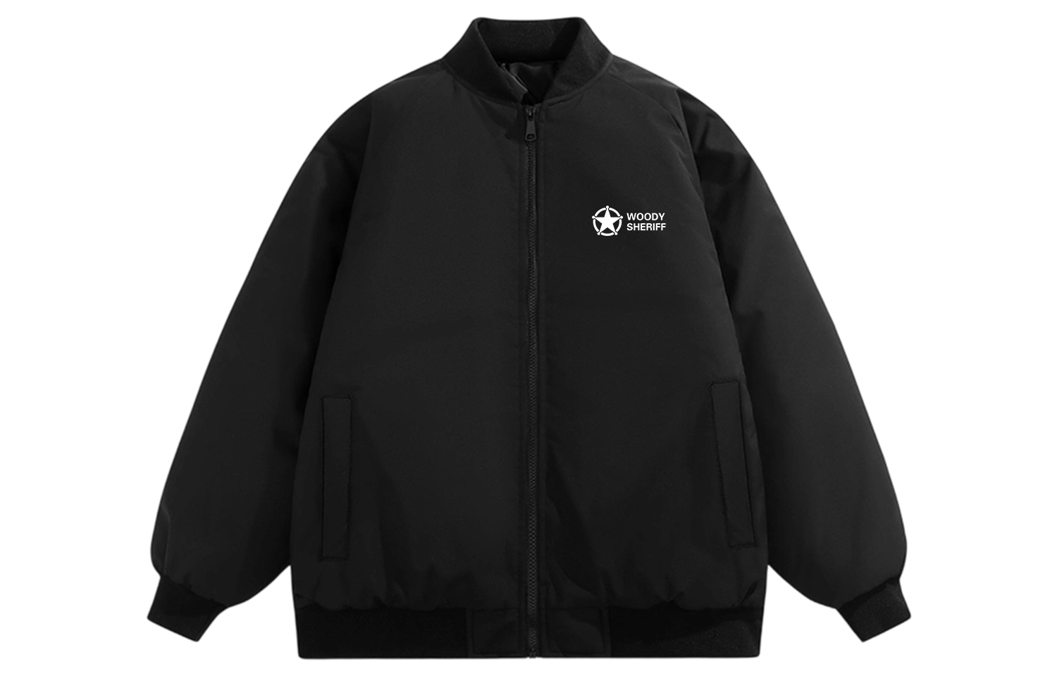 

Куртка унисекс, бейсбольный воротник, умеренный Disney, черный (padded)