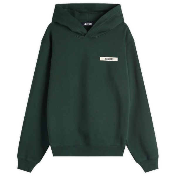 

Толстовка с капюшоном и логотипом Grosgrain Jacquemus, зеленый