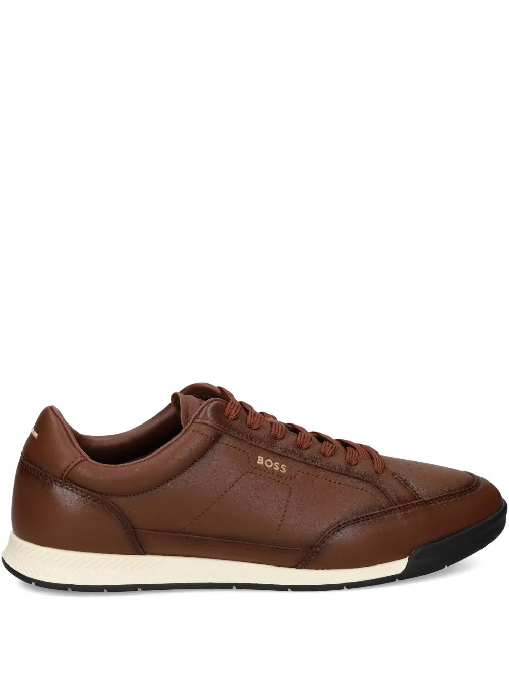 

Кроссовки с перфорацией Boss, коричневый