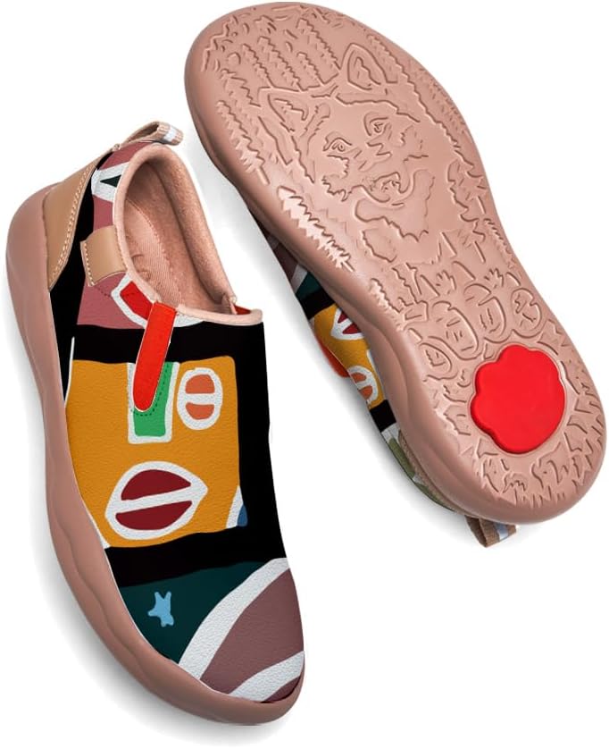 

Мужские слипоны-лоферы Абстрактный арт Росписанные кроссовки Повседневная обувь для отдыха и путешествий Onehorse, Abstract_art 05