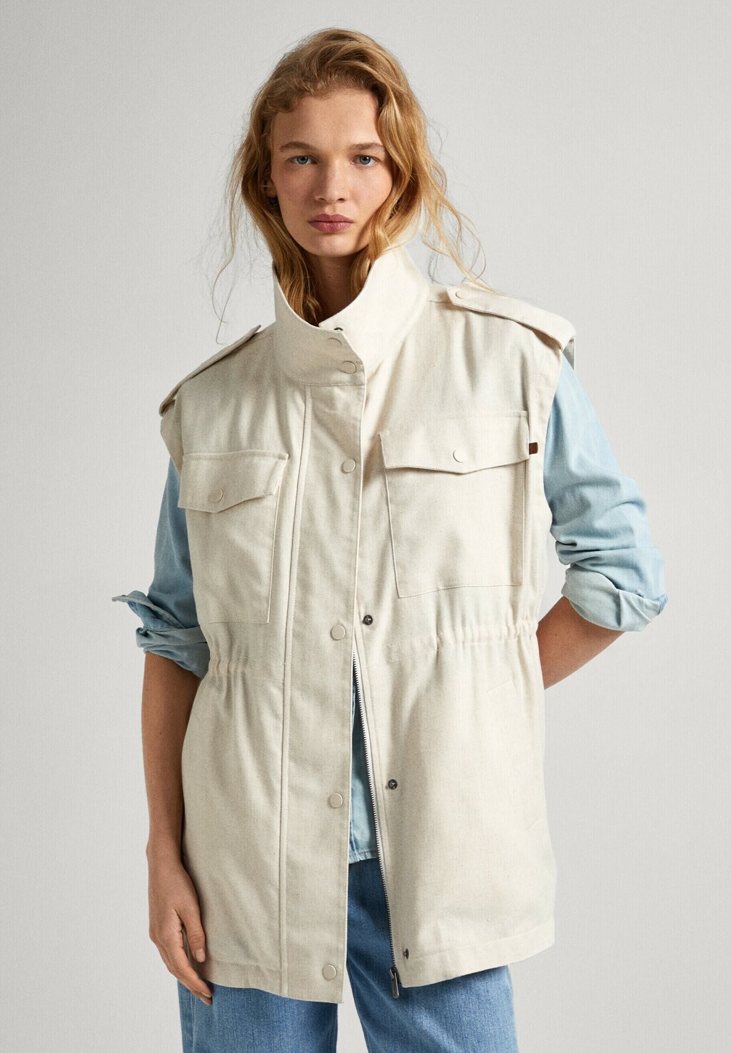 

Жилет TILDA Pepe Jeans, крем