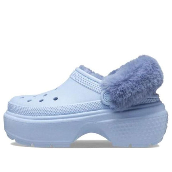 

Сандалии stomp lined clog 'calcite blue' Crocs, синий