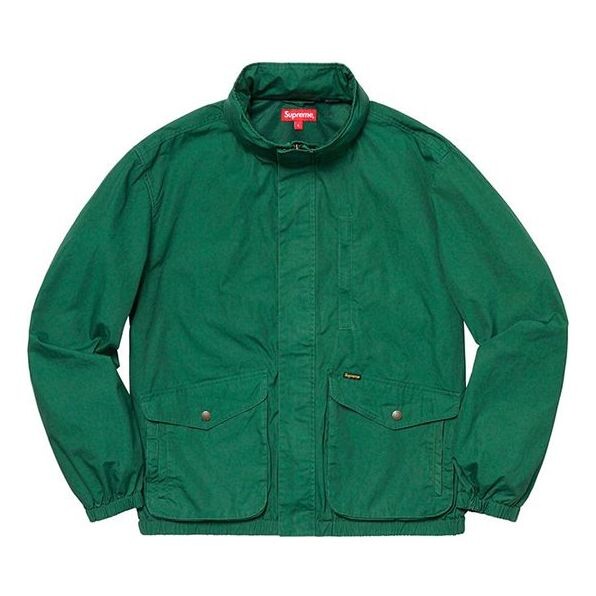 

Куртка ss19 highland jacket zipper waterproof green Supreme, зеленый