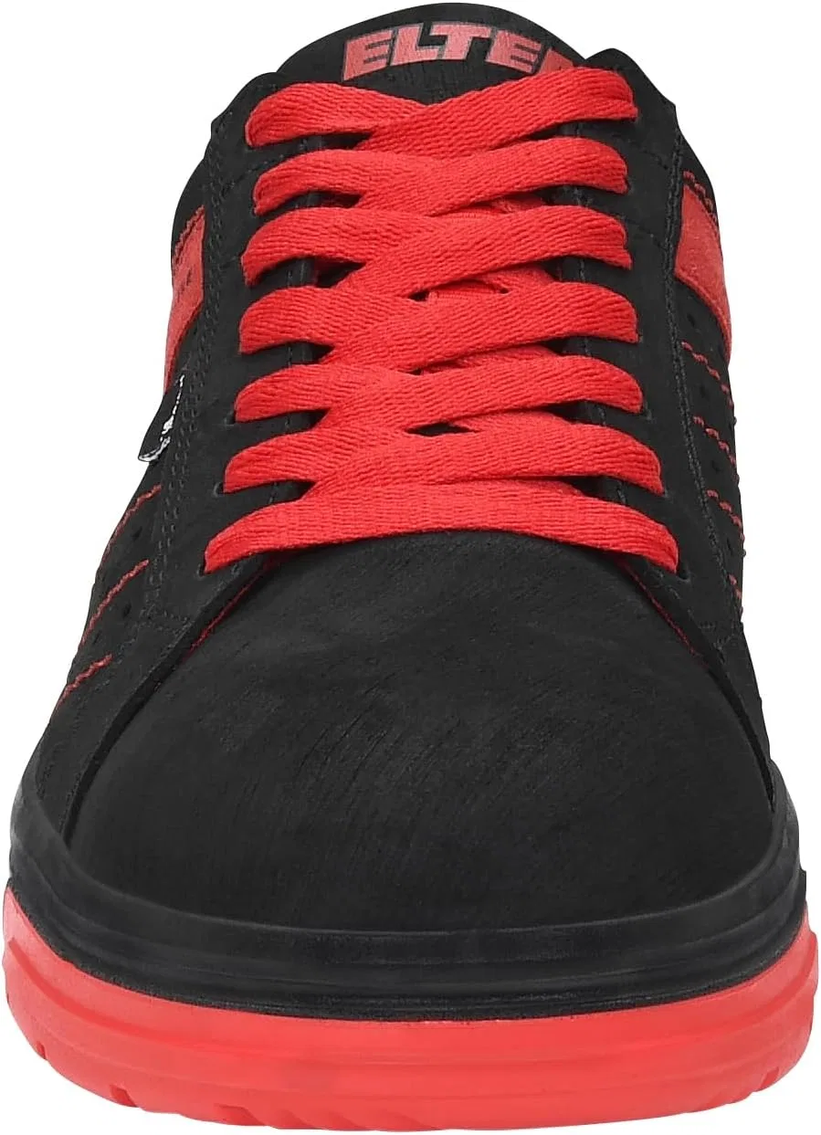 Защитные ботинки ELTEN Breezer XX10 Low ESD S1, для мужчин и женщин, кожаные, со стальным защитным носком, легкие, спортивные, Black — фото 4