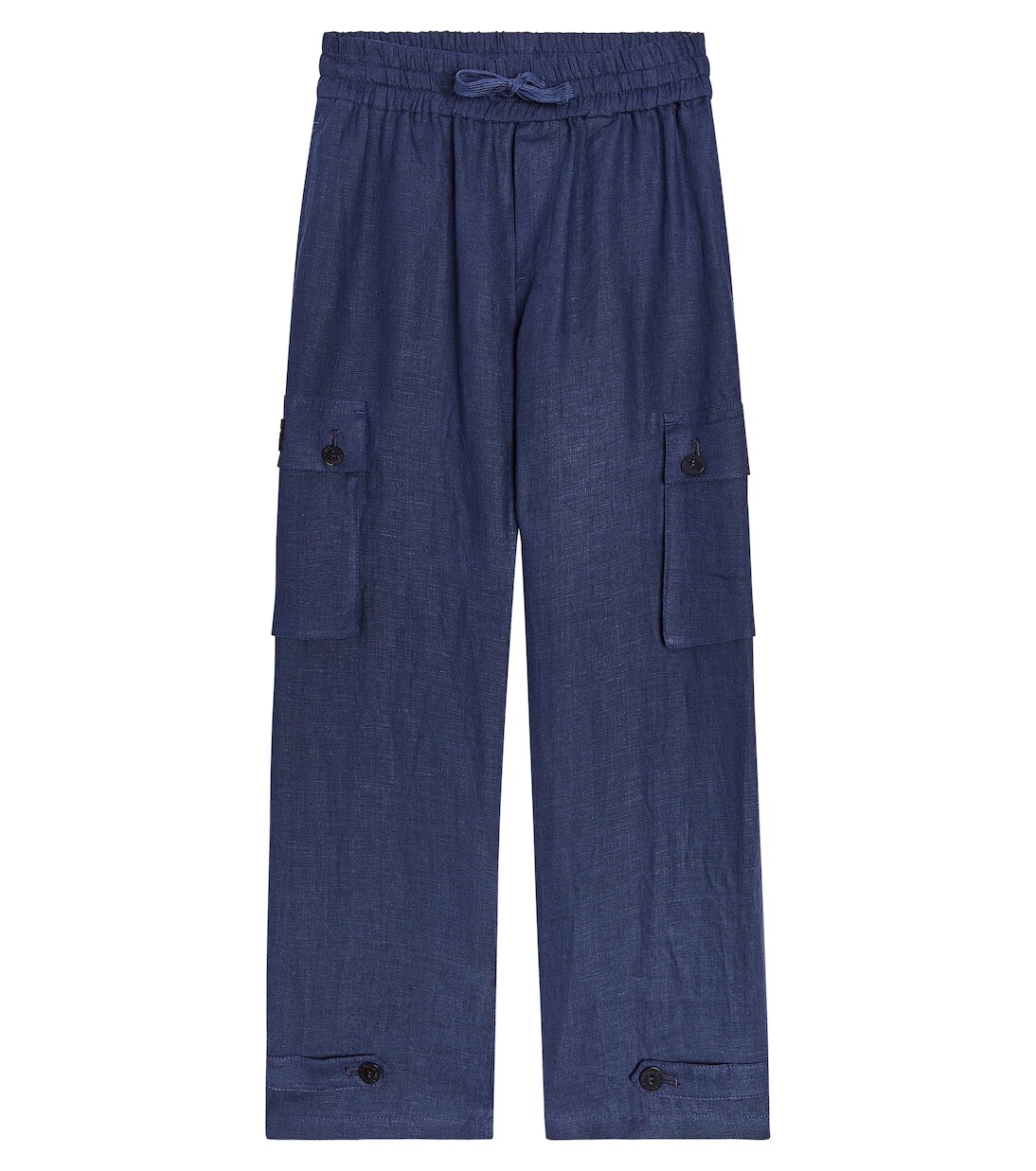 

Льняные брюки Dolce&Gabbana Kids, синий