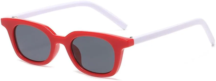 

Популярные модные маленькие прямоугольные женские солнцезащитные очки цвета «морская конфета», ретро-градиентные мужские солнцезащитные очки MUTYNE, Red Black White