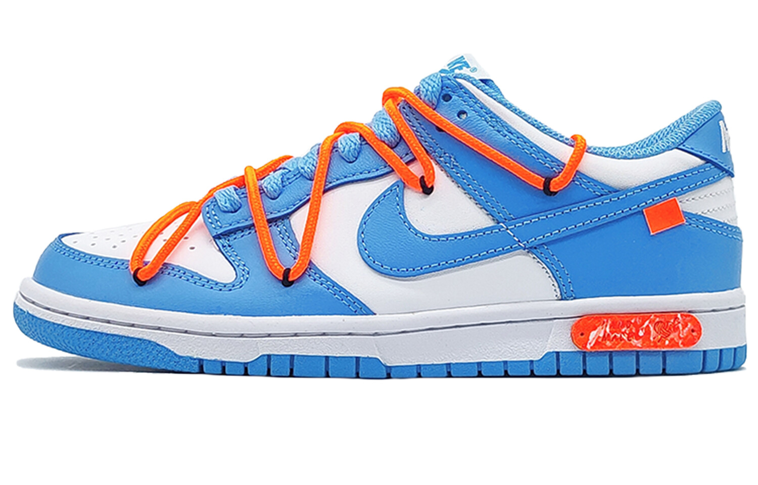 

Кроссовки Nike Dunk Skateboard Shoes Women's Low-Top Blue White, синий/белый