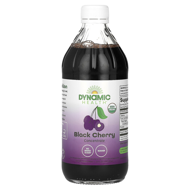 

Dynamic Health, Концентрат черной вишни, в стакане, 473 мл (16 жидк. Унций)