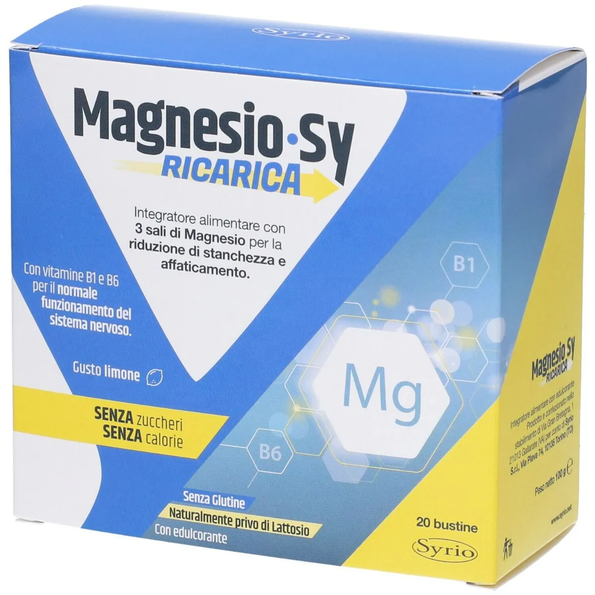 

Syrio Magnesium Sy Refill 20 пакетиков Добавка