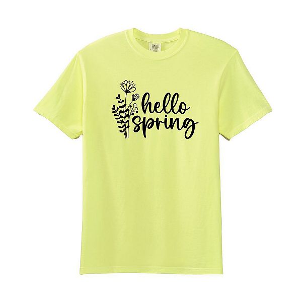 

Hello spring футболка garment dyed Simply Sage Market, Lemon