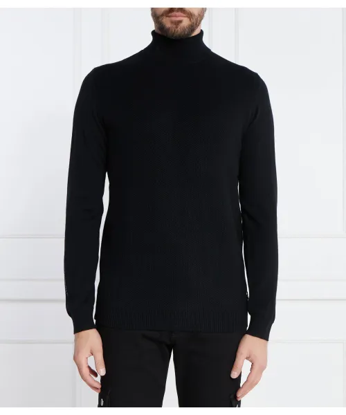 

Шерстяная водолазка Regular fit Karl Lagerfeld, черный