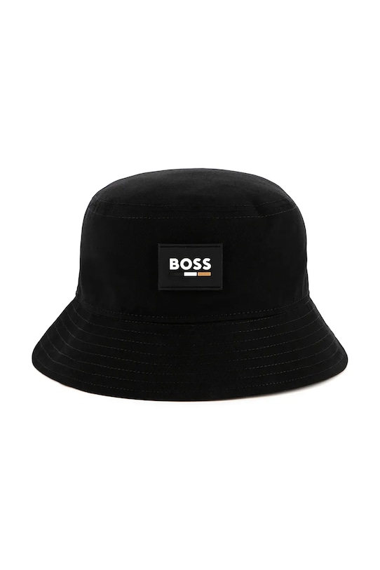 

Детская хлопковая шляпа Boss, черный