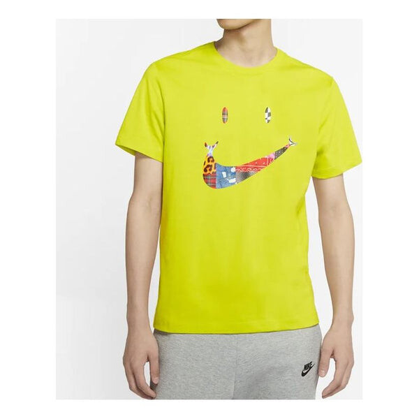 

Футболка have a day summer2 smiling face short sleeve green Nike, зеленый