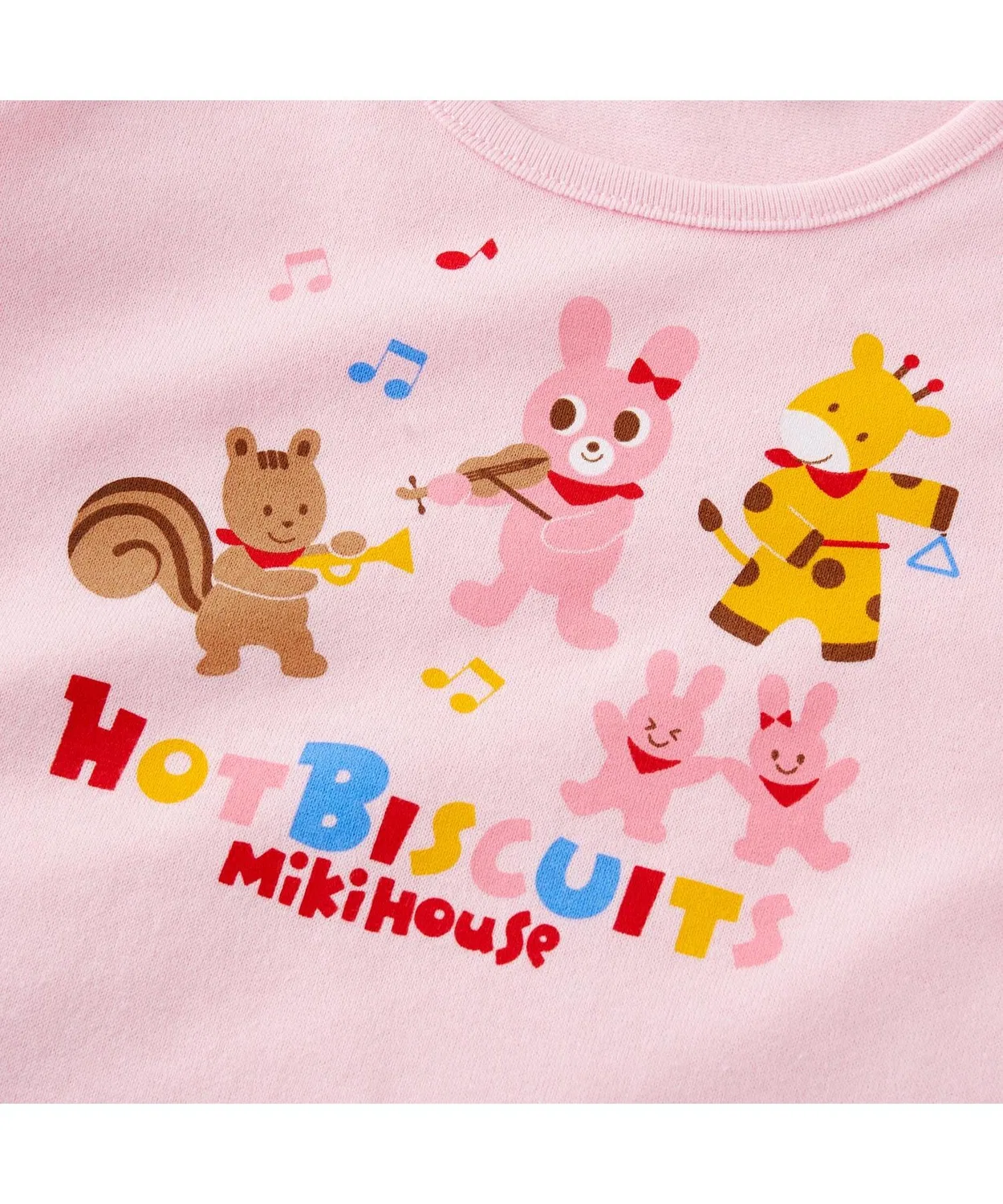 Комплект пижамы MIKI HOUSE HOT BISCUITS, из хлопка, красный — фото 3