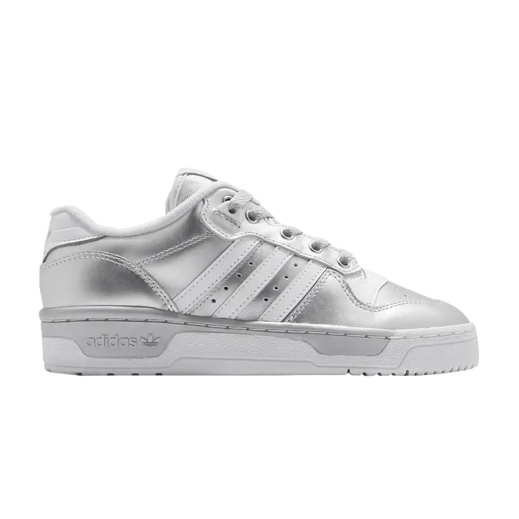 Кроссовки adidas Wmns Rivalry Low 'Silver Metallic', серебряный