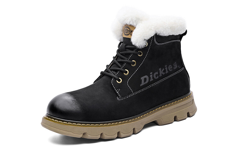 Мужские ботинки Dickies Martin высокие с мехом, черный — фото 2