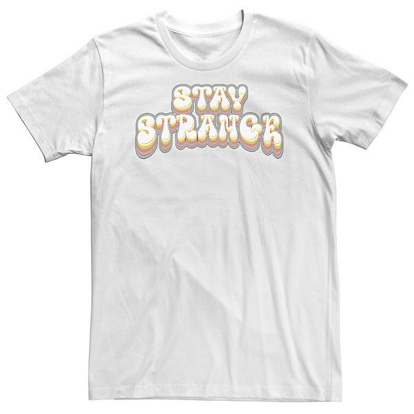 

Футболка Big & tall Stay Strange ретро Licensed Character