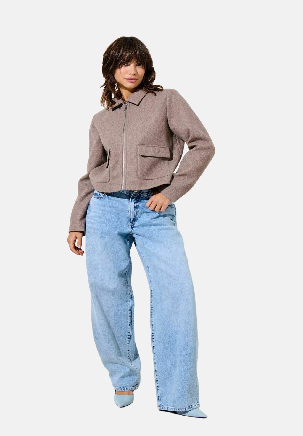 

Летняя куртка ONLVELA ONLY, бежевый