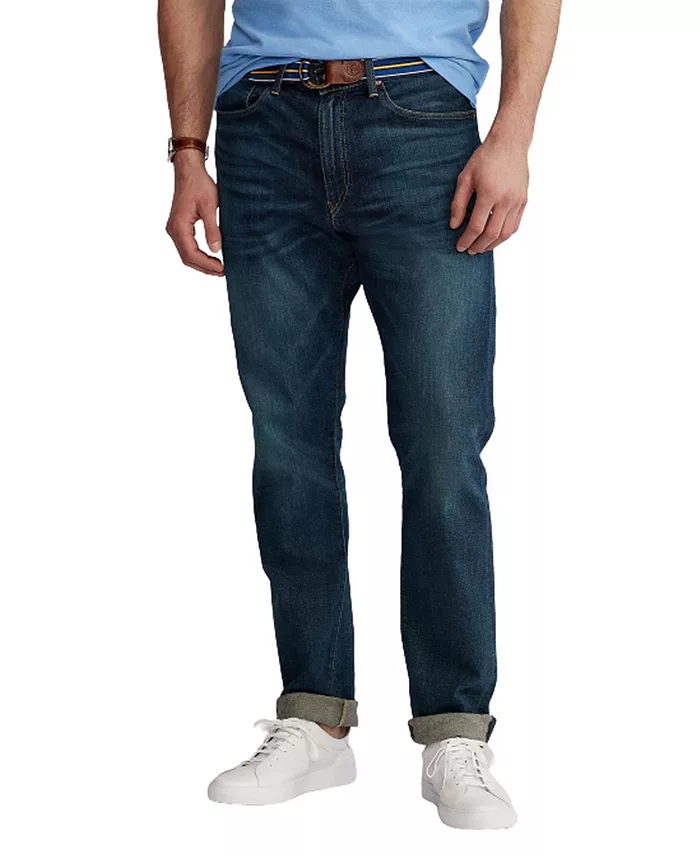 

Мужские прямые джинсы Big & Tall Prospect с эффектом стрейч Polo Ralph Lauren, синий