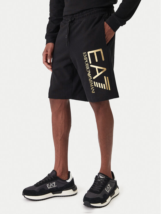 

Спортивные шорты regular fit 7M001414 AF22266 MC004 Ea7 Emporio Armani, черный