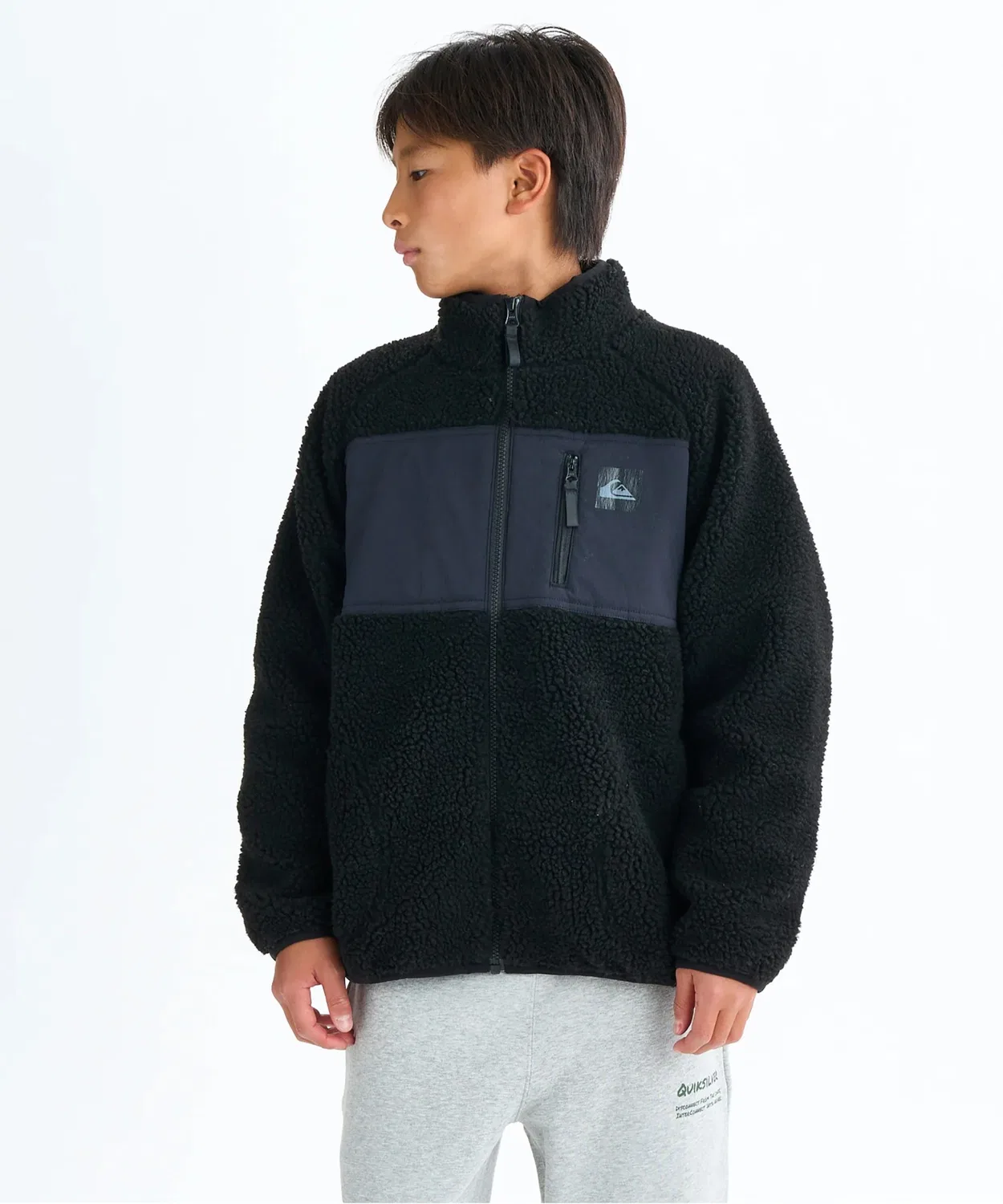 Болоньевая куртка Quiksilver для детей, чёрная