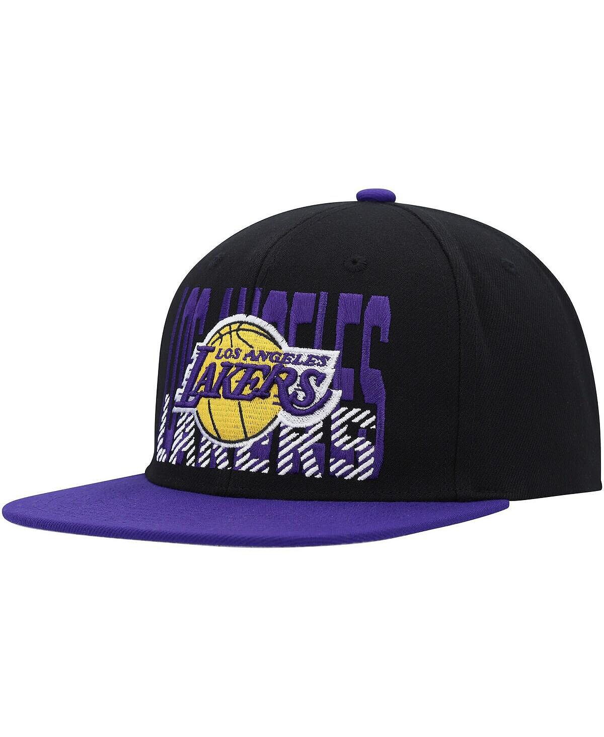 

Черная мужская кепка Snapback Los Angeles Lakers SOUL Cross Check Mitchell & Ness