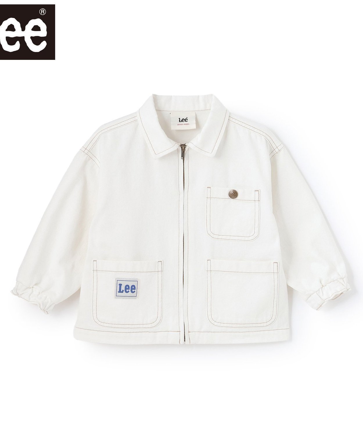 Рубашка верхняя одежда Petit main, Off white