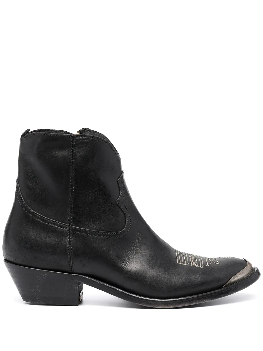 Ковбойские ботинки Young GOLDEN GOOSE, черный