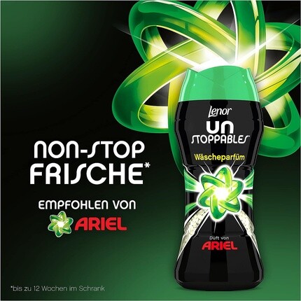 Духи для стирки Lenor Unstoppables с ароматом Ariel 210 г - длительная свежесть для всех тканей от стирки до ношения — фото 2