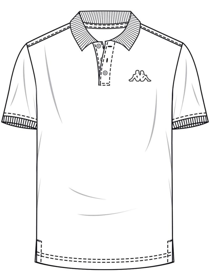 

Поло Kappa Polo, белый