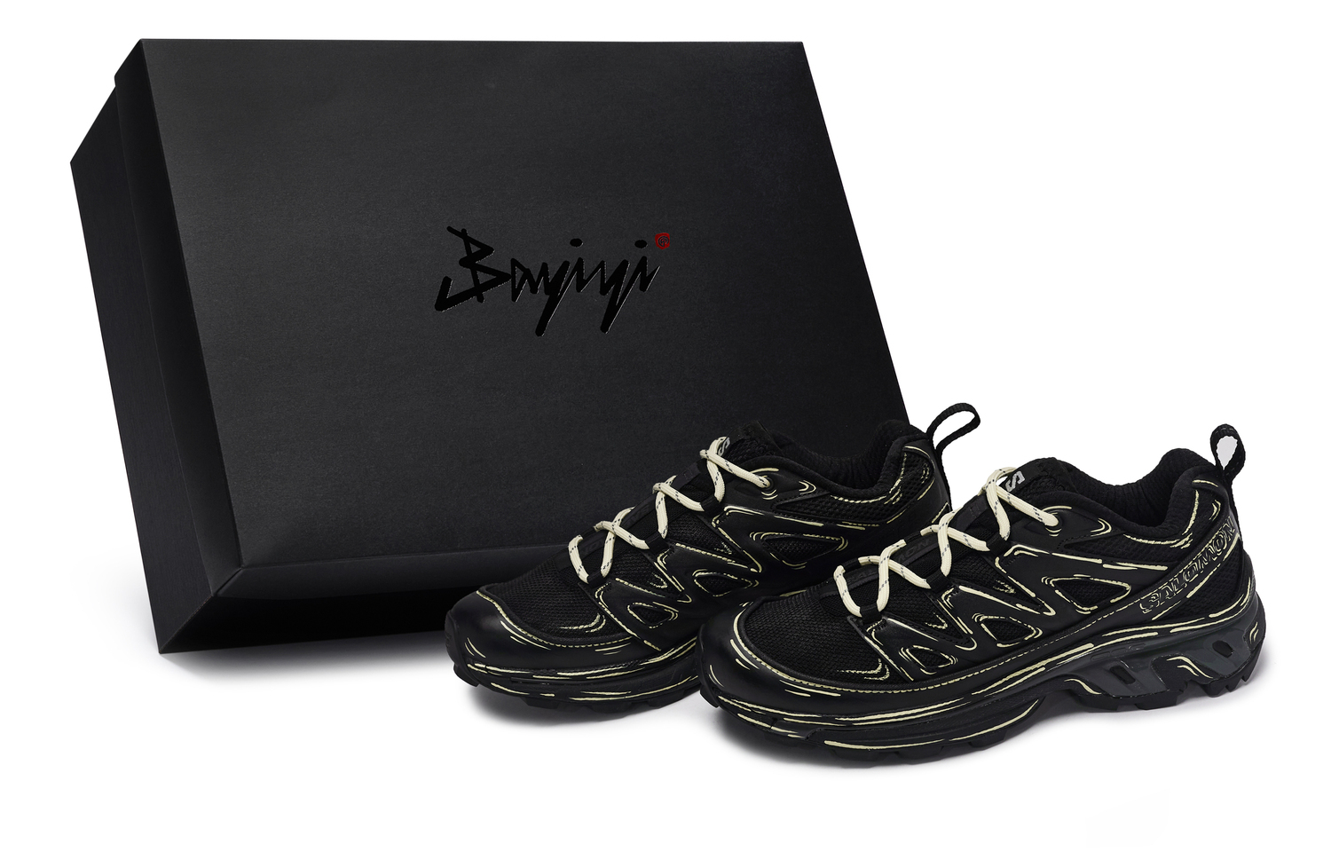 

XT 6 EXPANSE 811 Производство, Sky Fantasy Желтый, Специальная обувная коробка Амортизация Дышащий Легкий SALOMON, черный желтый