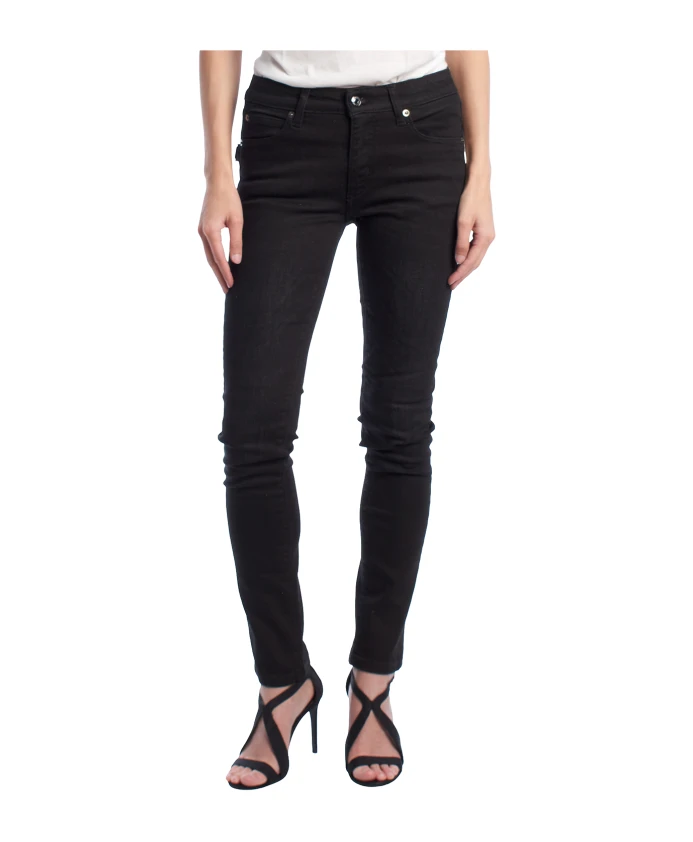 

Узкие джинсы из эластичного хлопка Zadig & Voltaire, черный