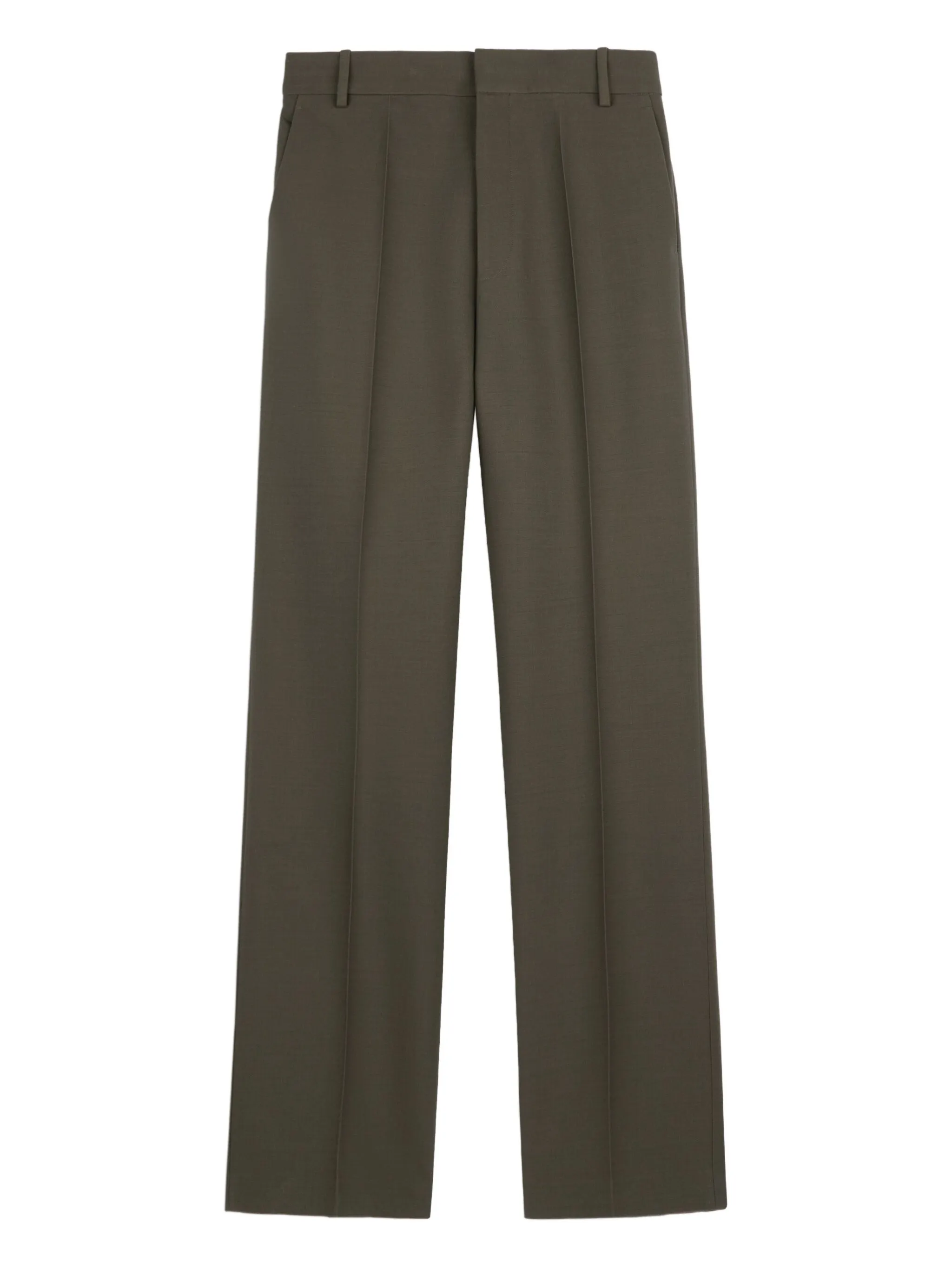 

Брюки с завышенной талией и складками Tod'S, зеленый